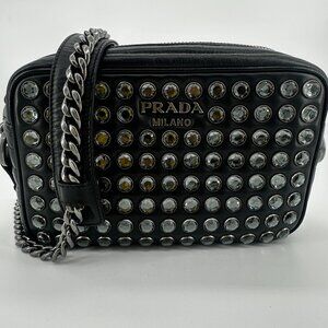 Prada Crystal Shoulder Bag